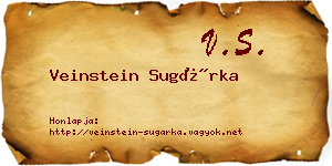 Veinstein Sugárka névjegykártya